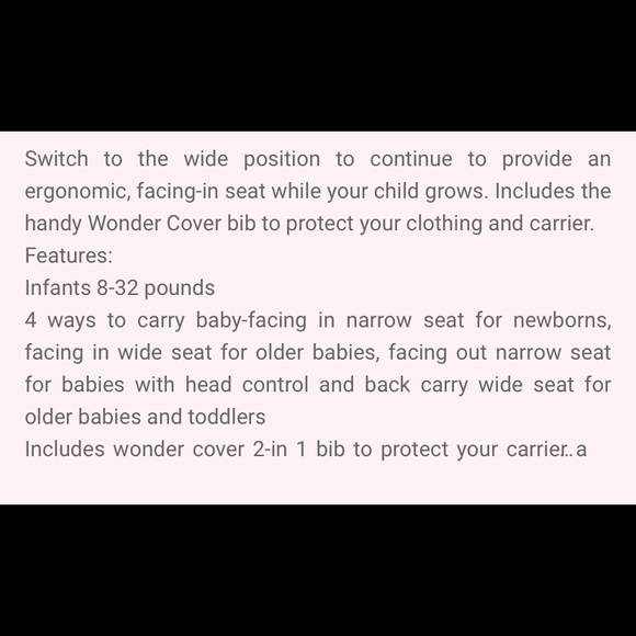 ‼️ SOLD ‼️ Infantino flip advanced baby carrier - Picture 7 of 7